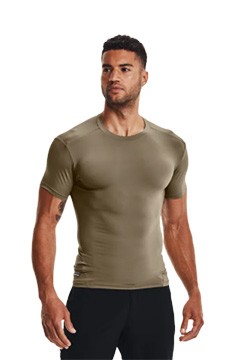 T-shirt de compression à manches courtes Tactical HeatGear® pour homme